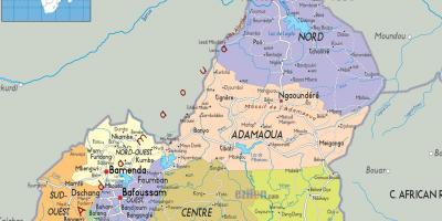 Карта регионов Камеруна 