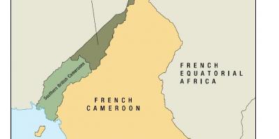 Карта государства Уно Камеруна